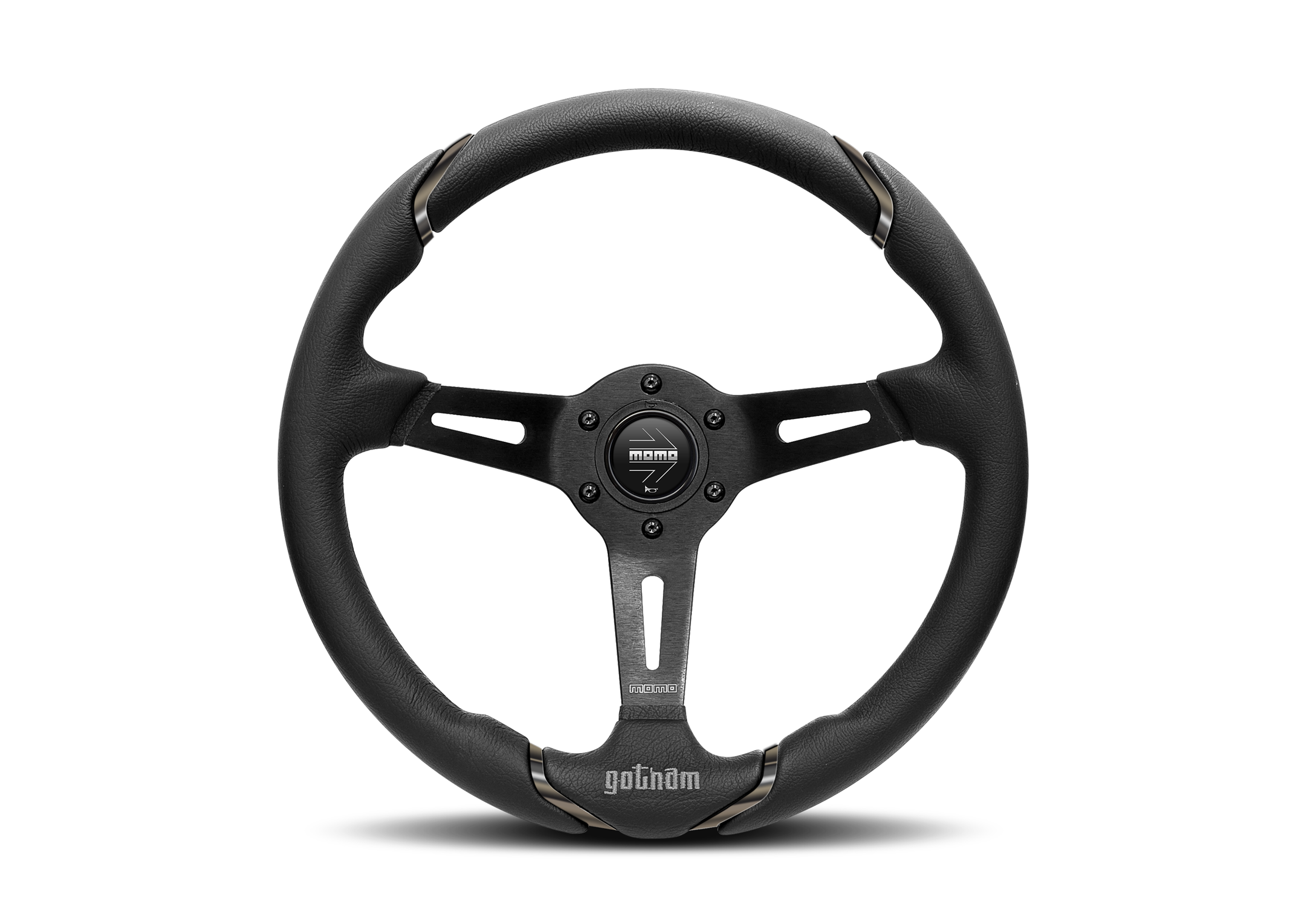 MOMO Steering Wheel GOTHAM BLACK 350MM